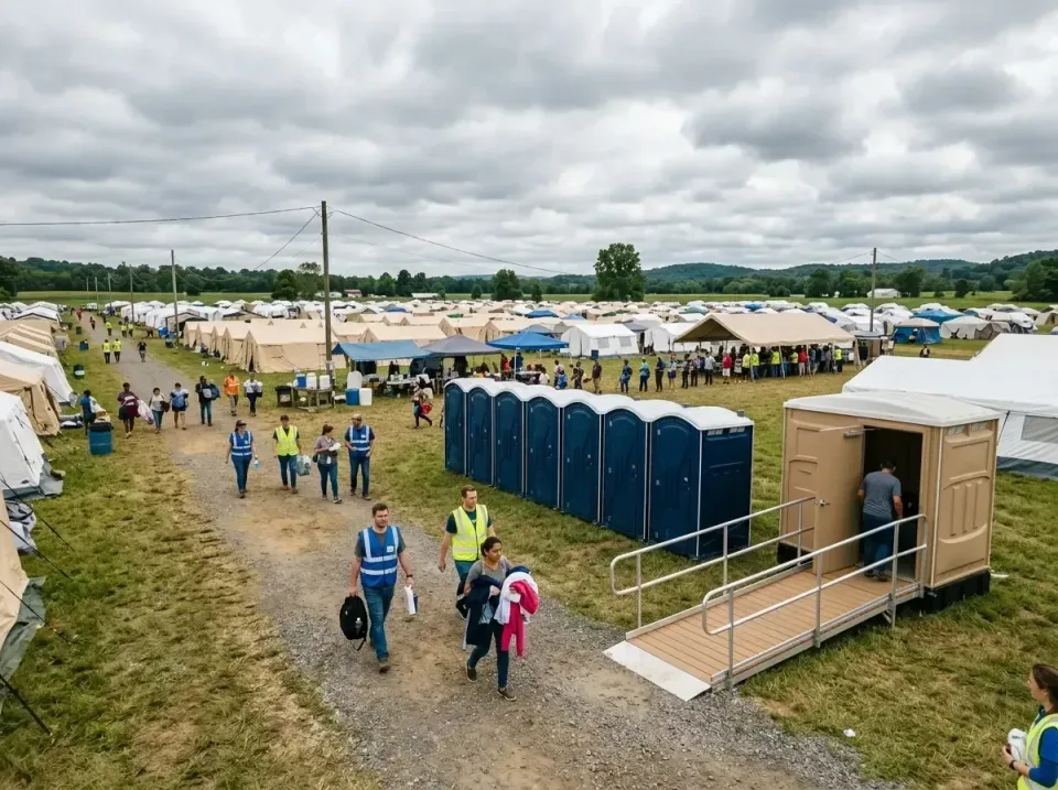 disaster-relief-camp-restrooms-010 — frequently asked questions, Dumpster & Portable Bathrooms Rental in White City, UT